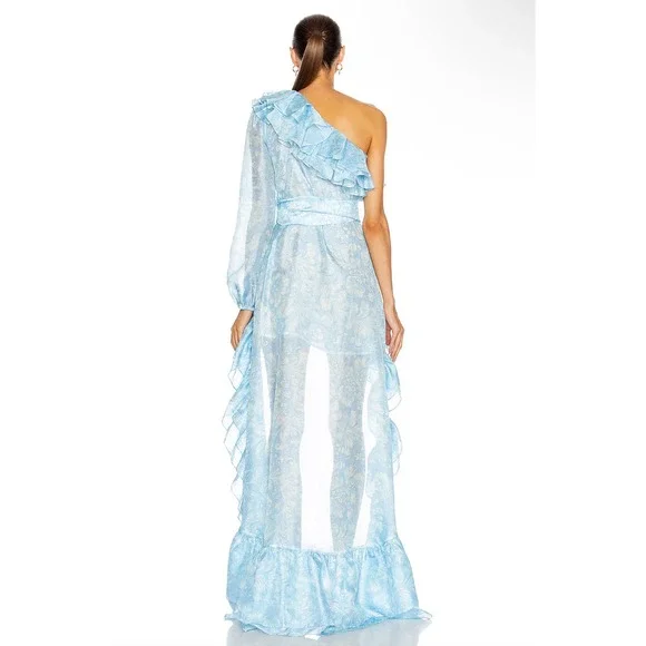 NWT Atoir The Whirlwind Dress in Ocean Paisley Blue - Size US 6 - Picture 7 of 7